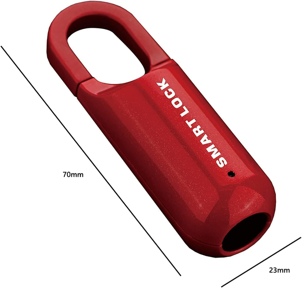 SecureTouch™ Fingerprint Smart Lock– USB Rechargeable Biometric Padlock for Luggage, Gym & Travel