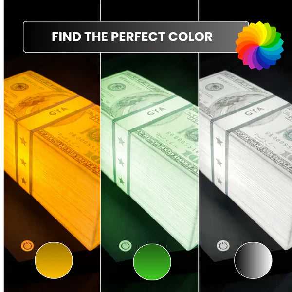 GTAlamp- Floating Money Banknote Lamp
