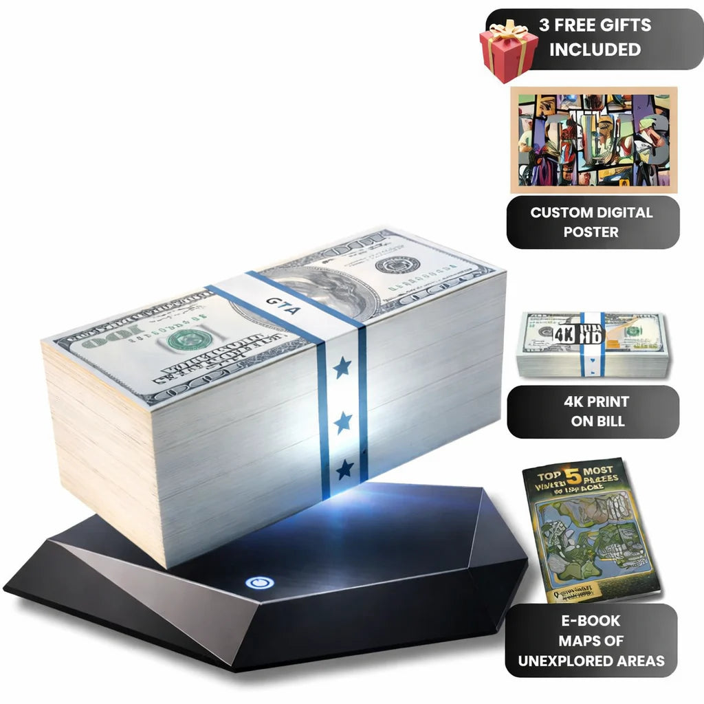 GTAlamp- Floating Money Banknote Lamp
