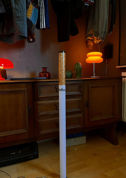 Marlboro Cigarette Pack Lamp – Retro LED Desk Lamp | Aesthetic Room Decor Light